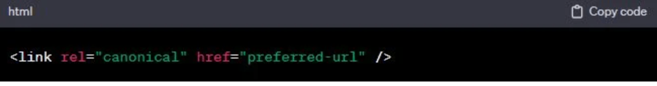 SEO Canonicalization